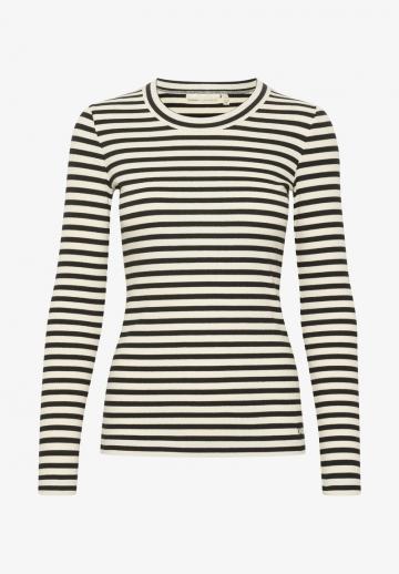 Пуловер в полоску