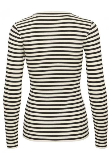 Пуловер в полоску