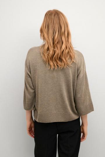 Пуловер с рукавом три четверти