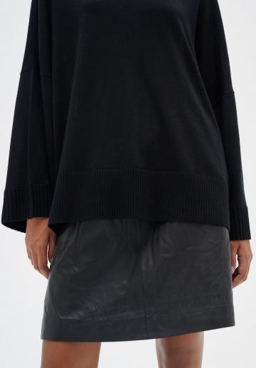 Кожаная юбка