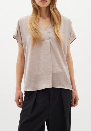 Атласная блузка