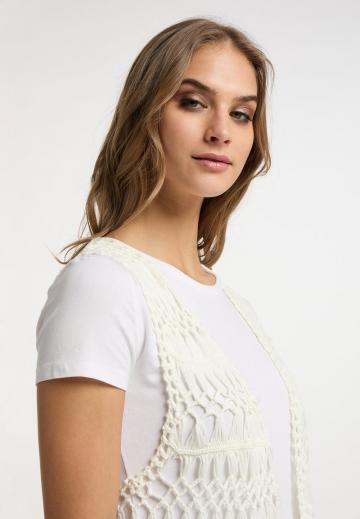 Длинный жилет