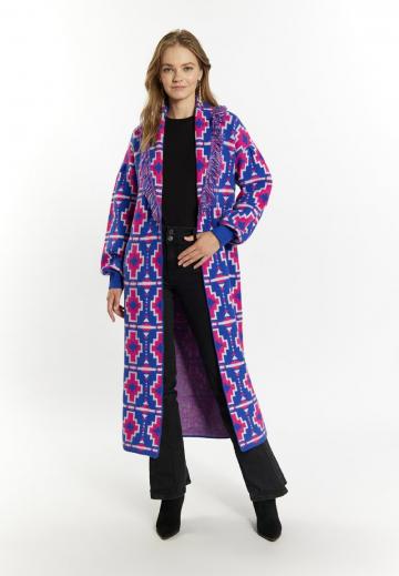 Жаккардовая вязаная кофта