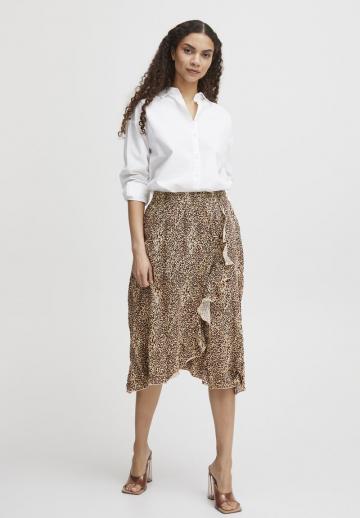 Юбка с воланами