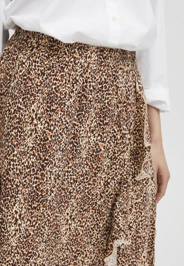 Юбка с воланами