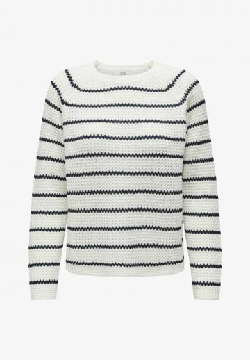 Пуловер в полоску