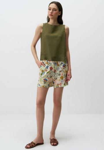 Блузка без рукавов