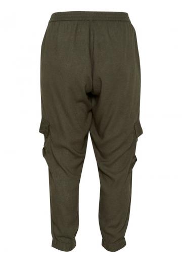 Брюки с накладными карманами