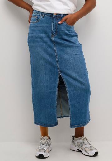 Юбка с накладными карманами