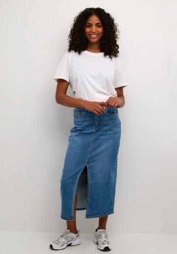 Юбка с накладными карманами