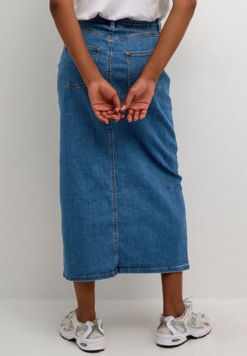 Юбка с накладными карманами