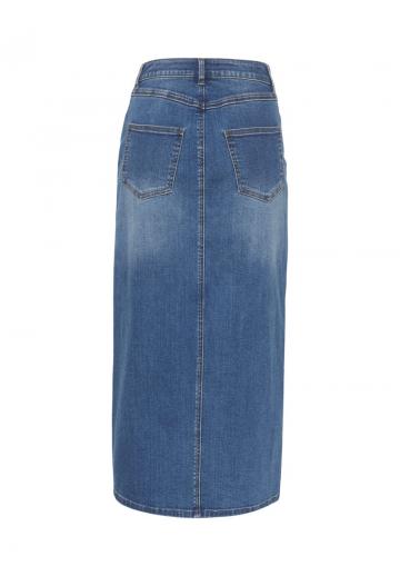 Юбка с накладными карманами