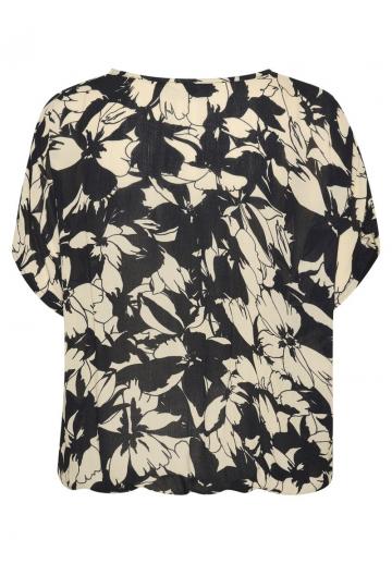 Атласная блузка