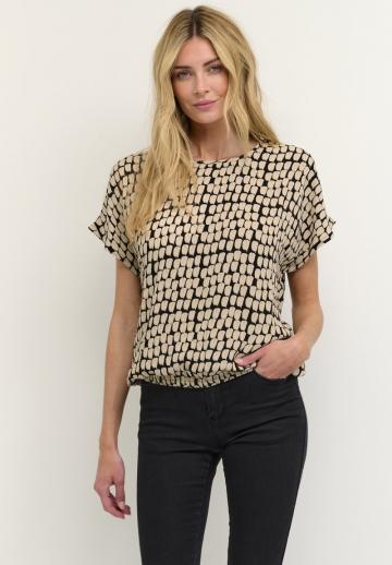 Атласная блузка