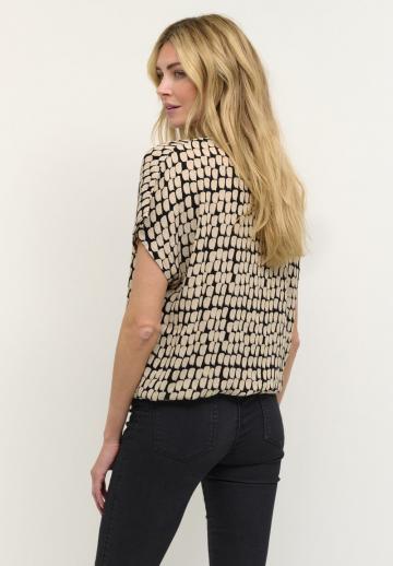 Атласная блузка