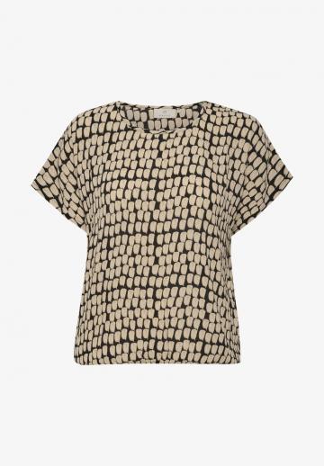 Атласная блузка