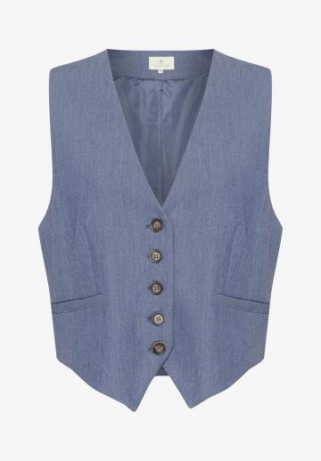 Джинсовая жилетка