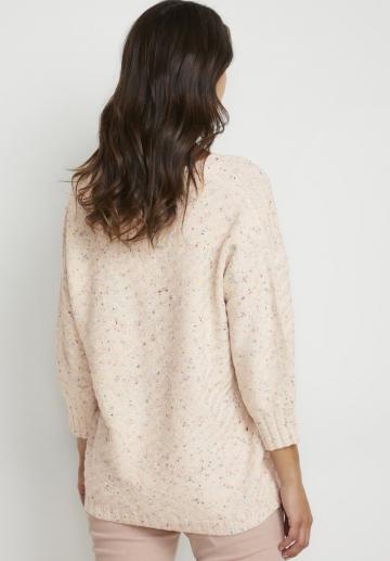 Пуловер с рукавом три четверти