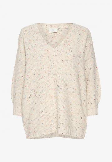 Пуловер с рукавом три четверти