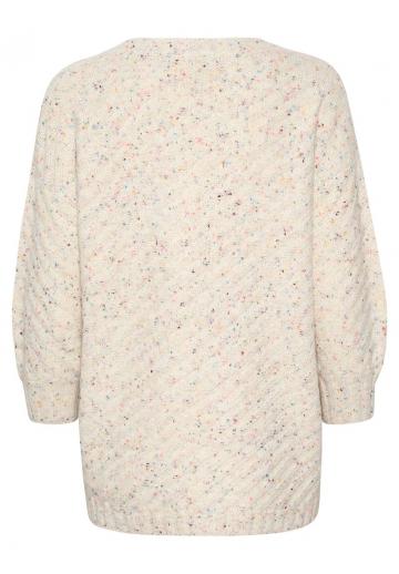 Пуловер с рукавом три четверти