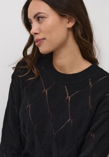 Пуловер с рукавом три четверти