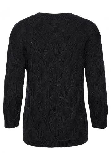 Пуловер с рукавом три четверти