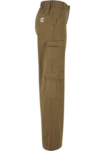 Брюки с накладными карманами