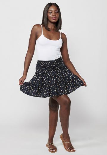 Юбка с воланами