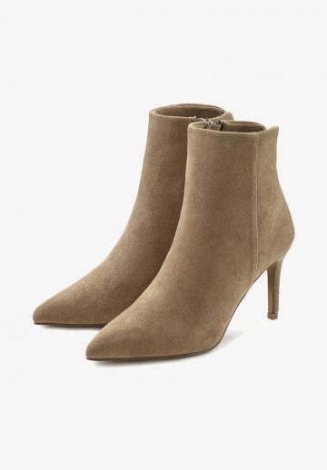 Полусапожки на высоком каблуке