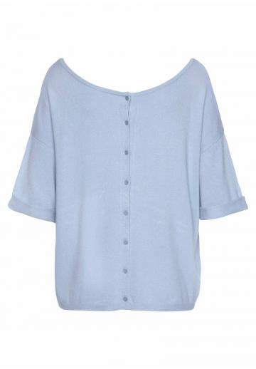 Пуловер с коротким рукавом