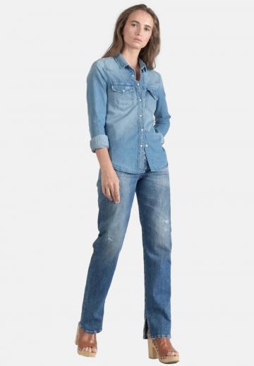 Джинсовая блузка
