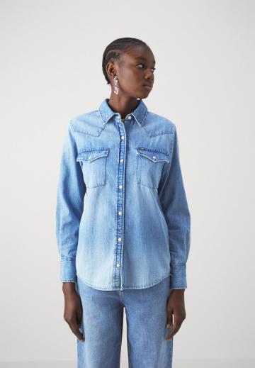 Джинсовая блузка