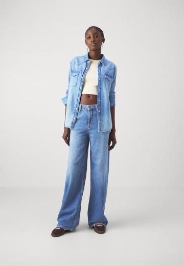 Джинсовая блузка