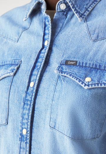 Джинсовая блузка