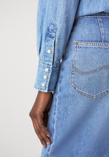 Джинсовая блузка