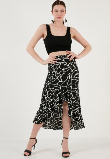 Юбка с воланами