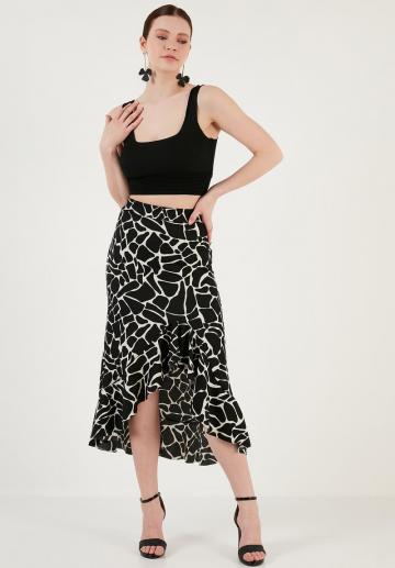 Юбка с воланами