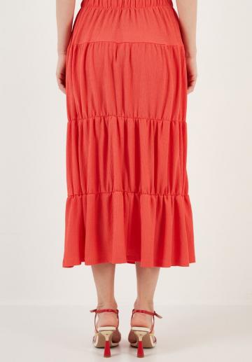 Юбка с воланами