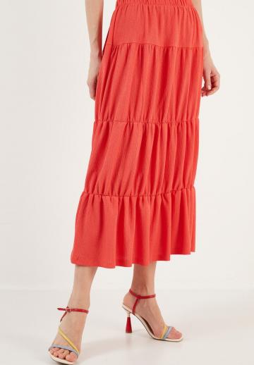 Юбка с воланами