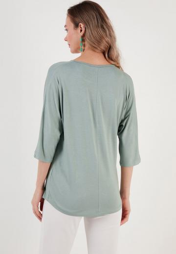 Майка с рукавом три четверти