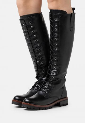 Сапоги на шнуровке