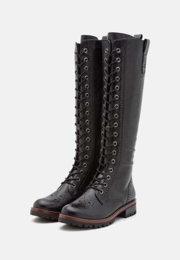 Сапоги на шнуровке