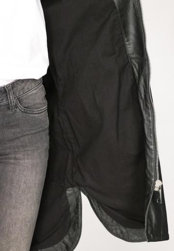 Кожаное пальто