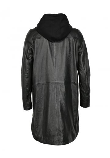 Кожаное пальто