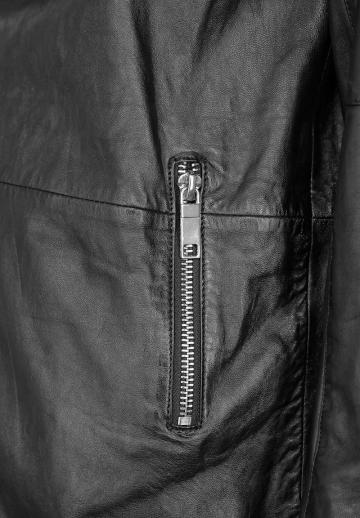 Кожаное пальто