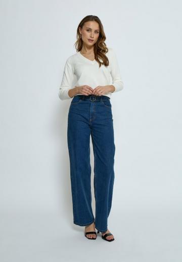 Пуловер с рукавом три четверти