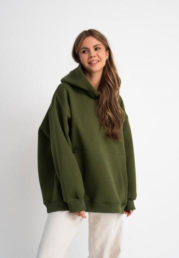 Пуловер с капюшоном