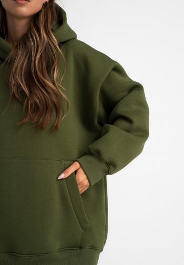 Пуловер с капюшоном