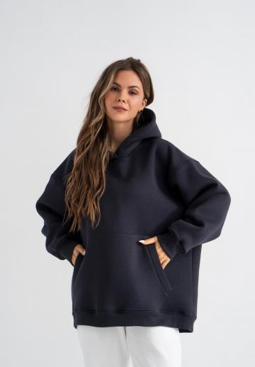 Пуловер с капюшоном