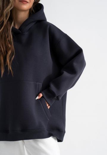 Пуловер с капюшоном